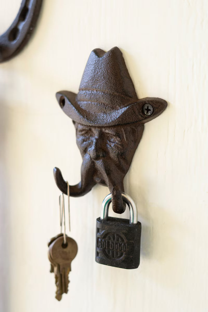 Cast Iron Cowboy Hook