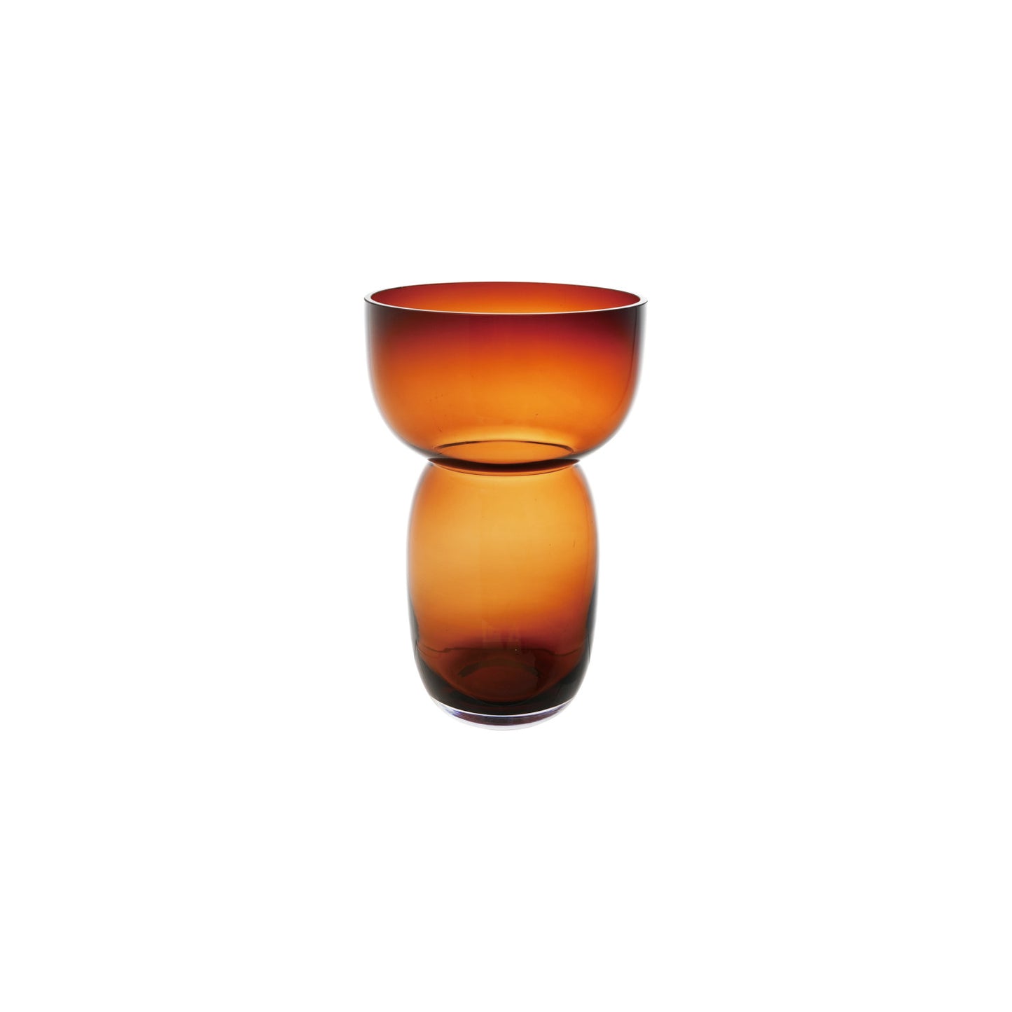 7" Round Glass Vase