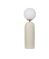 Stoneware & Metal Table Lamp Crackle Finish