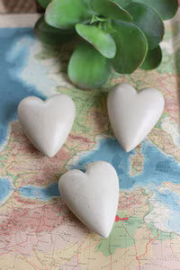 Hard Carved Stone Heart