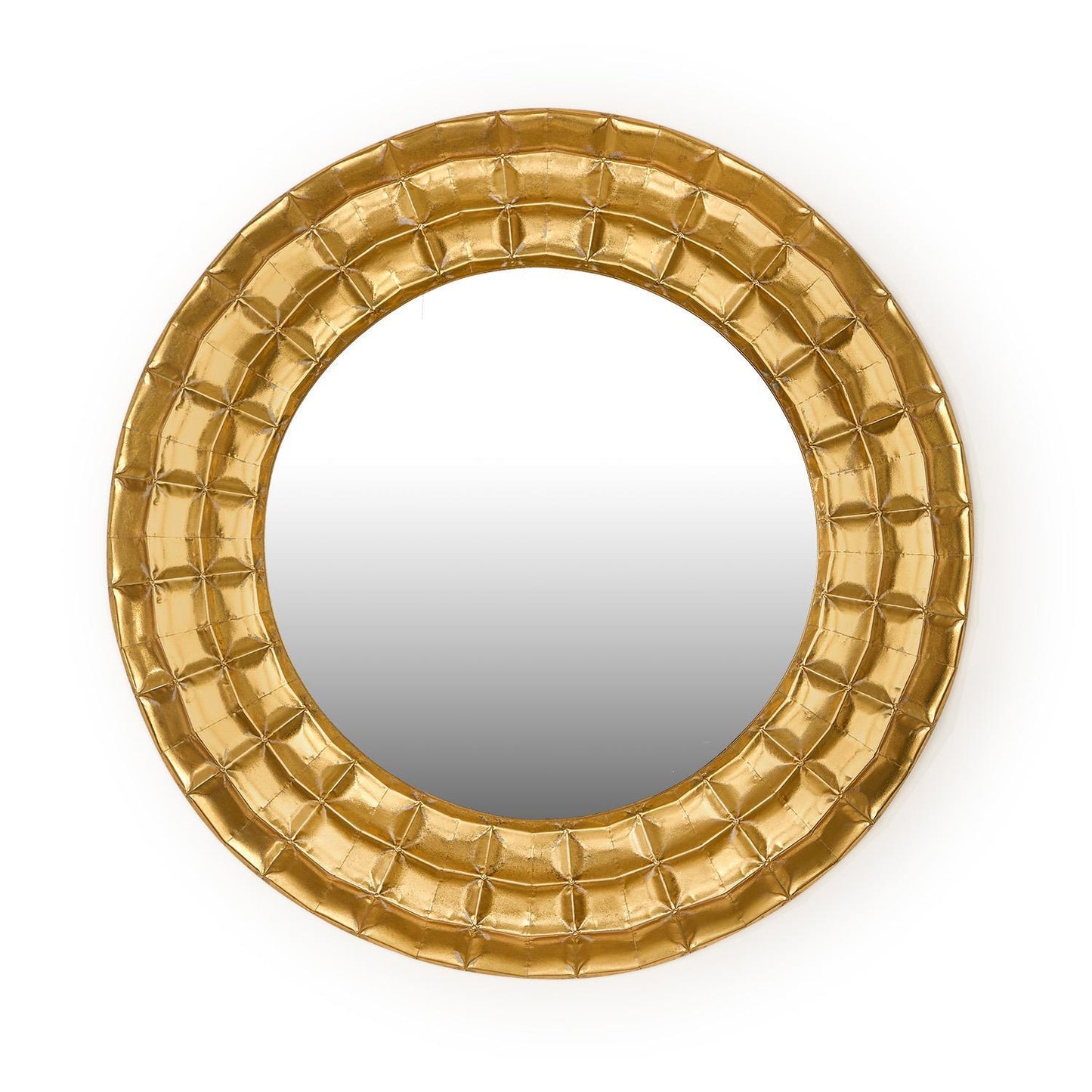 Hammered Round Mirror