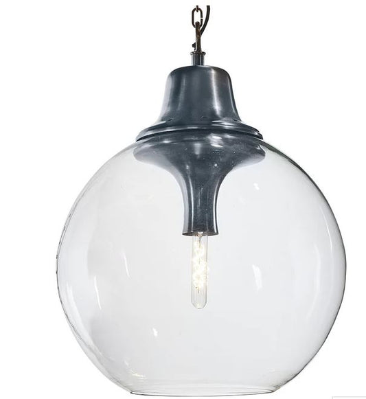 BO9 Goddard Pendant 12in Aged Steel