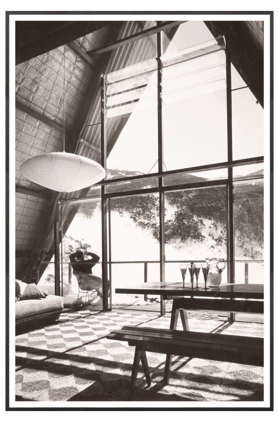 Ski Lodge Interior C. 1966