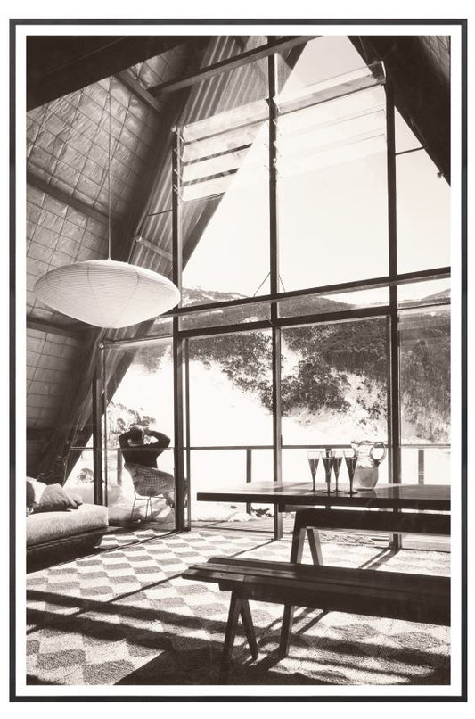 Ski Lodge Interior C. 1966