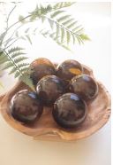 AMBER GLASS BALL