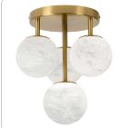 Giovanna Flush mount Aged Brass