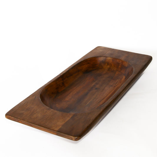 Teak Food-Safe Tray