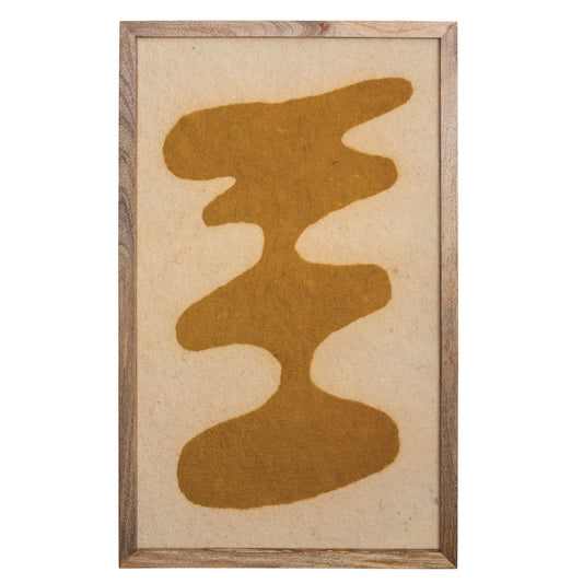 Handmade Wool Felt Art Piece