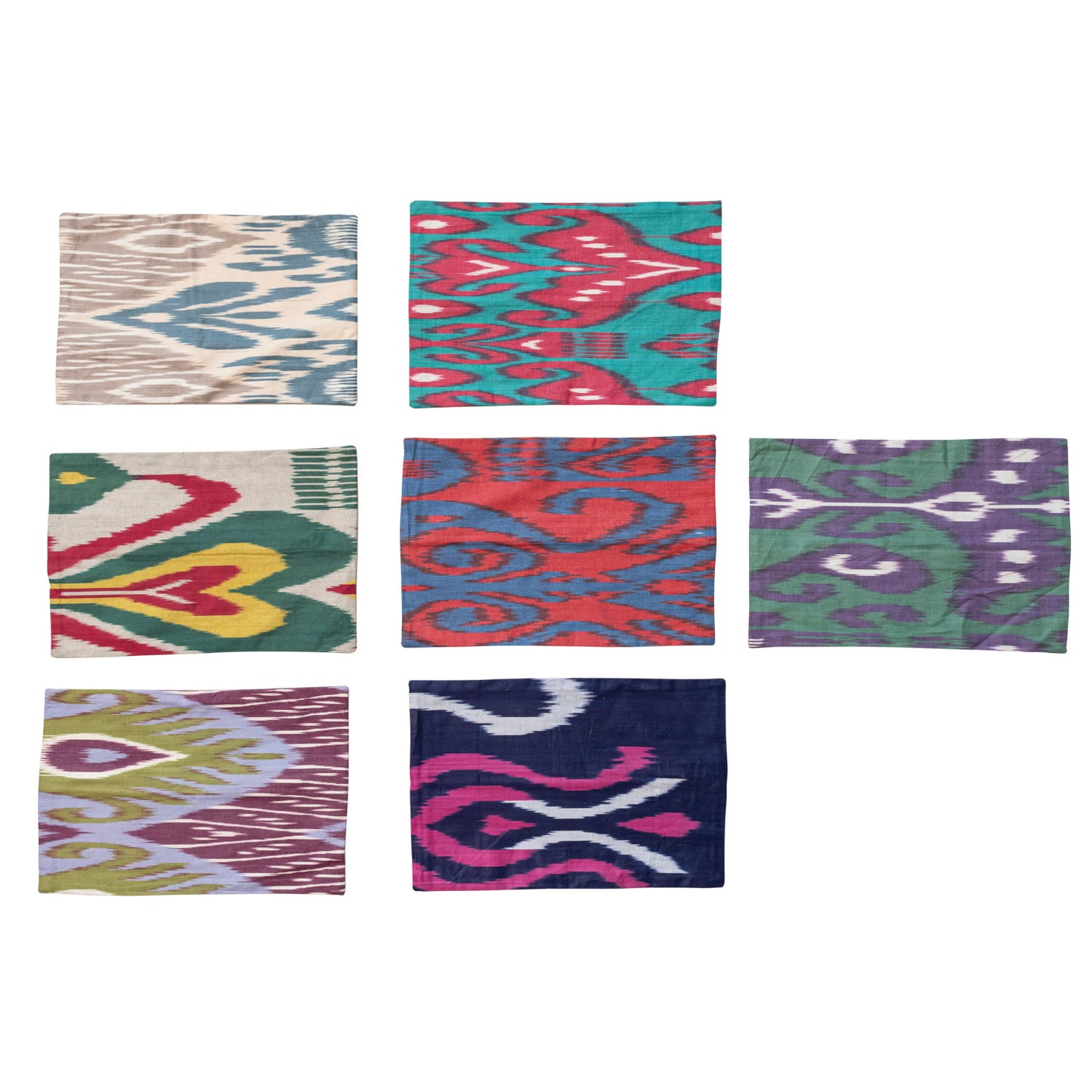 Ikat lumbar Pillow Multi- Color