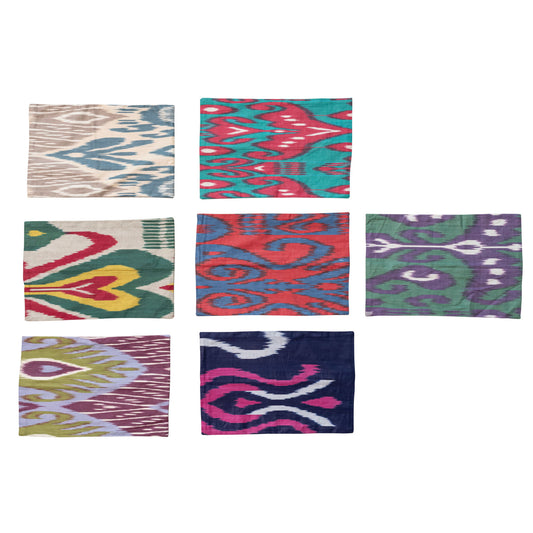 Ikat lumbar Pillow Multi- Color