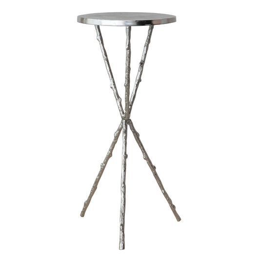 Aluminum Tripod Table with Twig Shaped Legs
