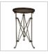 Metal Tray top table 14"Diam.x25.5"H